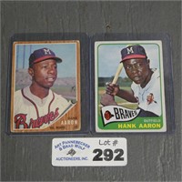 1962 & 1965 Hank Aaron Baseball Cards