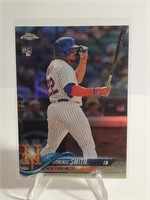 2018 Topps Chrome Refractor Dominic Smith RC
