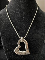 Vintage Ladies Brighton Heart Necklace