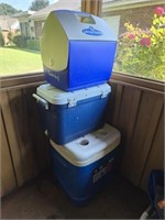 Lot of 3 coolers