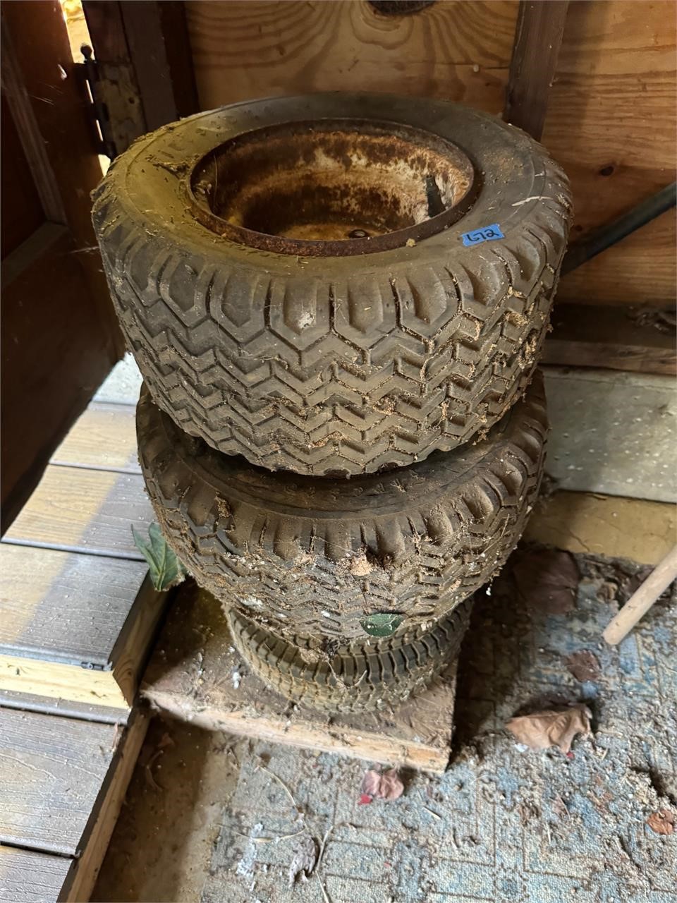 (4) Tires w/rims-2 Firestone 16x6.50x3;