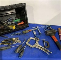 C Clamps, Small Sledgehammer, Vise Grips,
