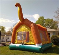 Commercial Dinosaur Bounce House w/Blower & Stakes