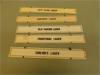 5 Beer Labels - 18" Long