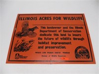 Illinois Acres for Wildlife Sign