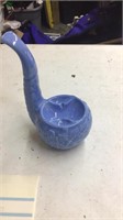 Pipe shaped ashtray