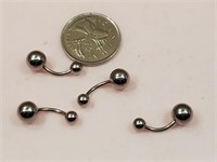 Stainless Steel Belly Button Bars New