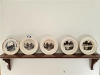 Franklin, NY commemorative plates