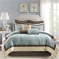 Madison Park Cozy Comforter Queen Bed Set Casual