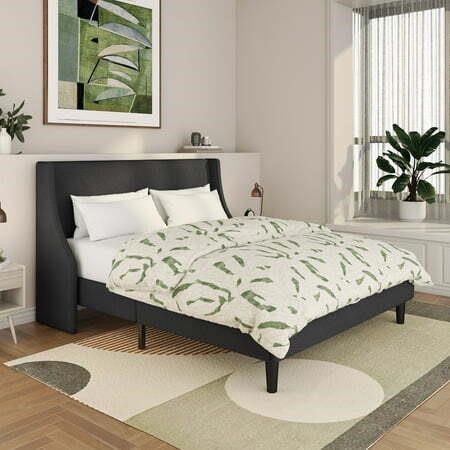 $300  SHA CERLIN Queen Upholstered Platform Bed