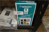8pc food storage container set
