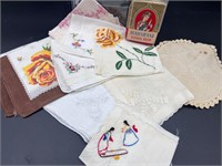 Vintage Maharani Sandal Soap & handkerchiefs