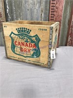 Canada Dry wood box