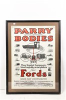 PARRY BODIES FOR FORDS S/S PAPER ADVERTISING
