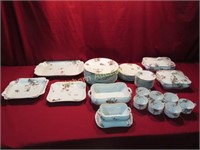 Haviland Limoges China Set: 10 Dinner Plates,