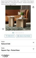 NESTING COFFEE TABLES (NEW)