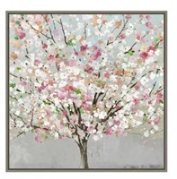 22 in. Spring Love Framed Canvas Wall art $79