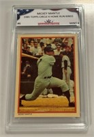 1985 Topps Circle K Home Run Mickey Mantle Card