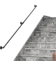 MISSING $93 5FT Stair Black Pipe Handrail