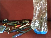 DRY GEAR BOX WITH ASSORTED TOOLS
