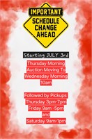 THURSDAY MOVING TO WEDNESDAY MORNING JULY 3RD