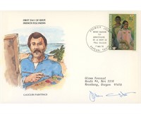 Jamie Wyeth signed first day cover