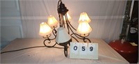 6 Light Hanging Chandelier for Gazebo or Indoor