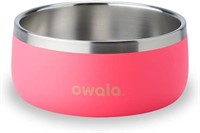 Owala Pet Bowl - Durable Stainless Steel: 24oz