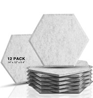 NEW $40 (14"x12") 12 Pack Hexagon Acoustic Panels