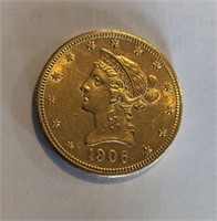 1906 $10 Gold Coin