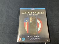 Captain American 3 Disk Blu Ray Collection