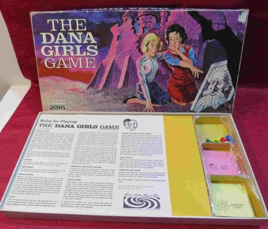 1965 The Dana Girls Vintage Board Game Canada Ed.