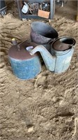 Metal fuel can, metal bucket, metal watering can
