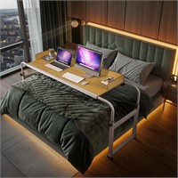 HZSSLKM King Size Over Bed Table for Laptop Work,