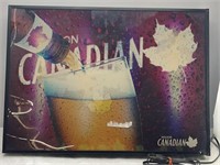 Molson Canadian Beer Light up Sign 33x24x3in