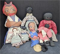 (AC) Cloth Black Americana Dolls Tallest Doll Is