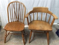 Nichols & Stone Chair & Oak Chair V