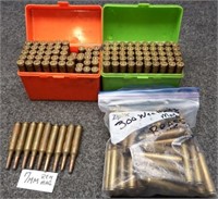 (82) Rounds .300 Weatherby Mag Ammunition & More