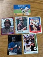 Tony Gwynn MLB Padres Misc. 6 card lot