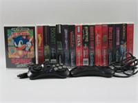 Sega Genesis Games Lot + Controllers