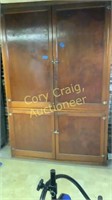 Large antique cabinet contents not included 91 x