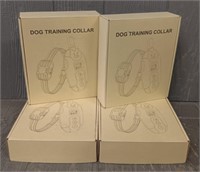 (4) Dog Training Collars In Box
