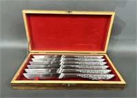 Six Vintage Steak Knives *Japan
