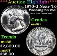 ***Auction Highlight*** 1970-d Washington Quarter