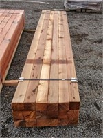 4"x4"x10' Western Red Cedar Posts