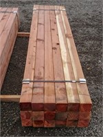 4"x4"x8' Redwood Posts (18 PCS)