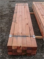 4"x4"x8' Heart Redwood Posts (18 PCS)