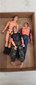 Lot of 3 12 Inch Figures