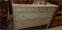 painted dresser with mirror