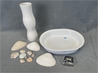 Dish, Vase, Seashells etc